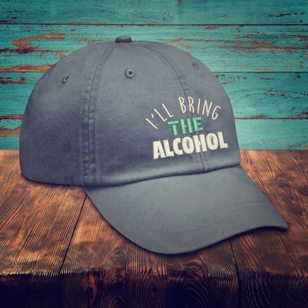 Piper Lou hat, I’ll Bring the Alcohol (navy)